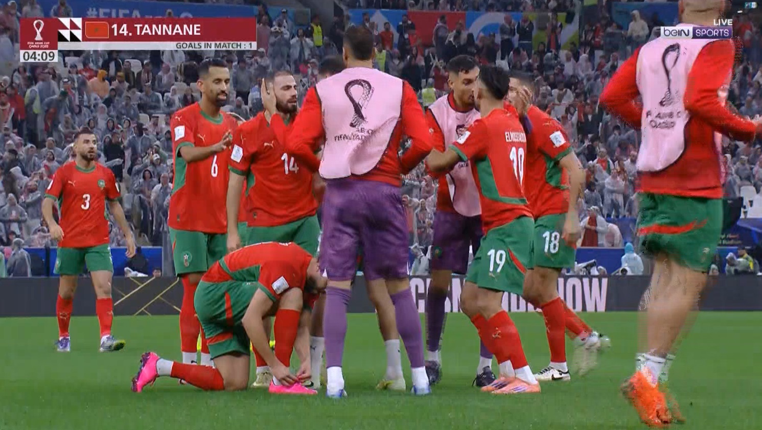 اهداف مباراة المغرب والأردن في نهائي كأس العرب