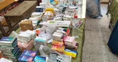 ضبط مخزن غير مرخص يحوي كميات ضخمة من الأدوية مجهولة المصدر بمدينة سوهاج