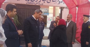 محافظ السويس يتفقد اللجان الانتخابية لجولة الإعادة فى مجلس النواب