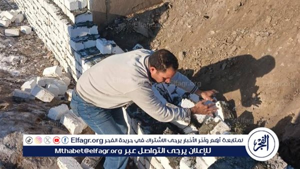 ازالة 3 مخالفات بناء في ابو قرقاص بالمنيا