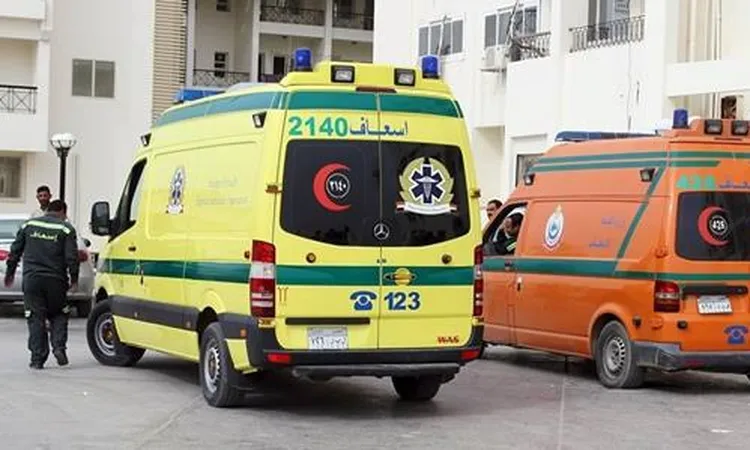 وفاة شخصين وإصابة آخر في حادث تصادم بصحراوي المنيا