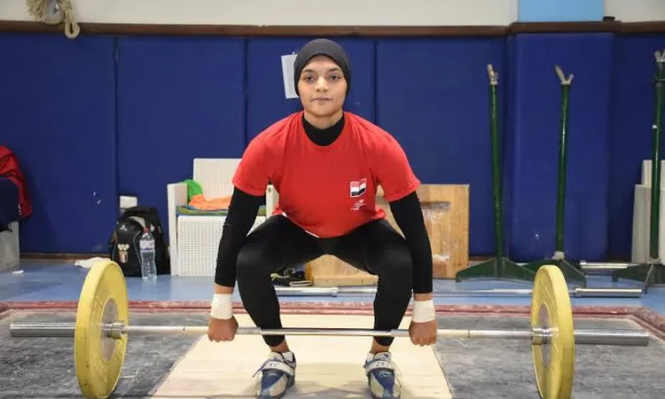 عودة البطلة نعمة سعيد لرفع الأثقال بعد الاعتزال بدعم من وزارة الشباب والرياضة