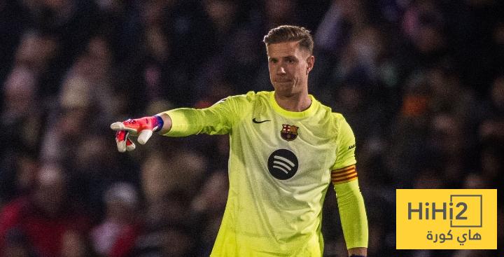 تير شتيغن خارج حسابات برشلونة