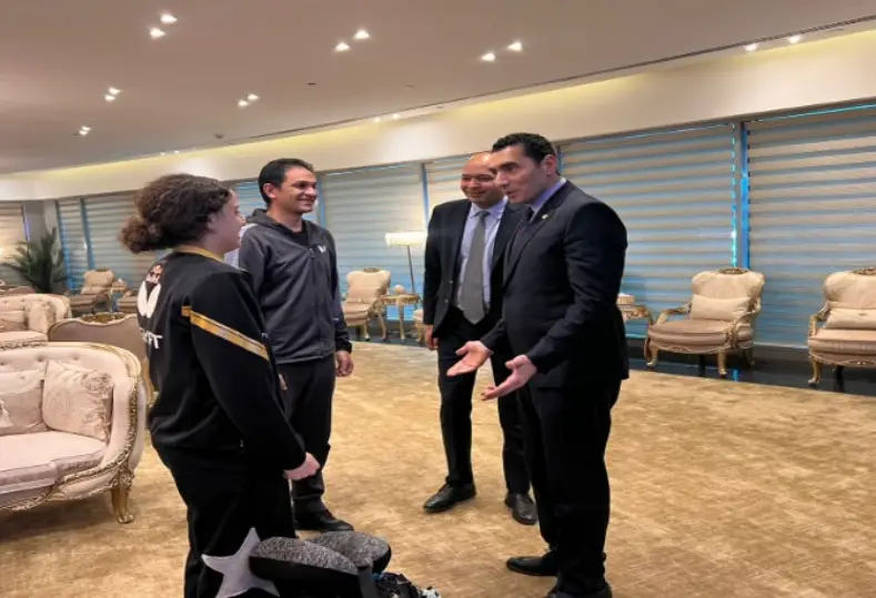 أونلي ليبانون : وزير الرياضة يستقبل هنا جودة بعد إنجازها التاريخي والتأهل لربع نهائي كأس العالم