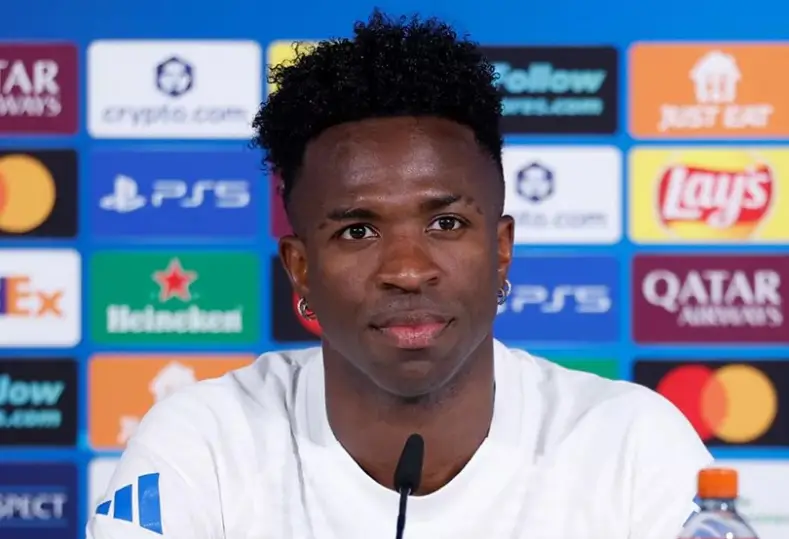 أونلي ليبانون : فينيسيوس: أثق في البقاء مع ريال مدريد.. ومبابي يمنحنا الأفضلية أمام بايرن