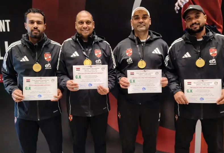 أونلي ليبانون : مدربو حراس المرمى في قطاع الناشئين بالأهلي يجتازون دورة اتحاد الكرة المتطورة