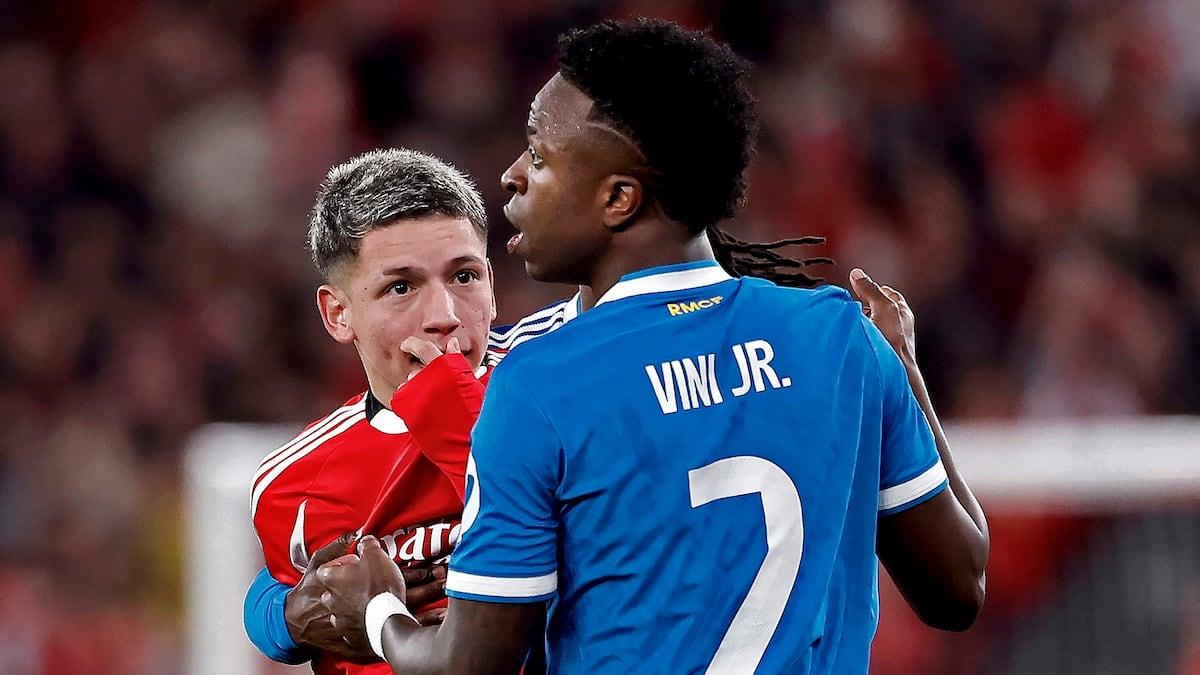 أونلي ليبانون : يويفا يتخذ قرارًا تاريخيًا تجاه لاعب بنفيكا بعد إساءته العنصرية لفينيسيوس جونيور