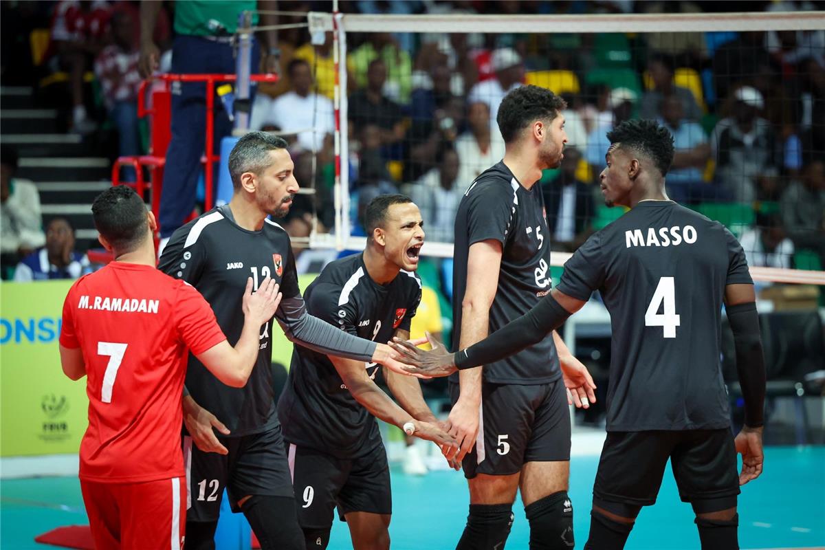 أونلي ليبانون : الأهلي يحقق الفوز الرابع على التوالي في بطولة إفريقيا للطائرة على حساب كيبلر الرواندي