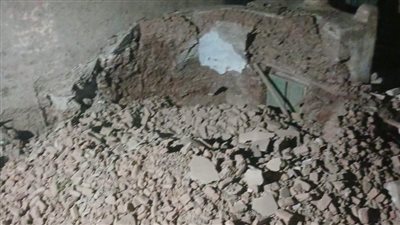 أونلي ليبانون : انهيار ضريح بقرية دنشواي في المنوفية وتحرك فوري لرفع أثار الهدم