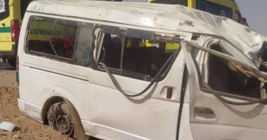 أونلي ليبانون : إصابة 9 أشخاص فى انقلاب ميكروباص بطريق القصير – قفط