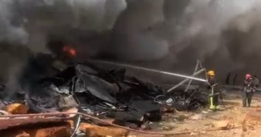 أونلي ليبانون : السيطرة على حريق اشتعل داخل مخزن فى الحوامدية دون إصابات