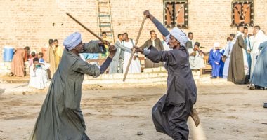 أونلي ليبانون : فن التحطيب فى أسوان.. “العصا” تراث يحتفل به الأهالى فى الأعياد والمناسبات