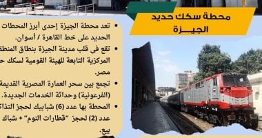 أونلي ليبانون : بين سحر التاريخ وحداثة الخدمات.. محطة سكك حديد الجيزة أيقونة النقل بقلب المحافظة