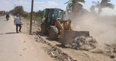 أونلي ليبانون : رفع 120 طن من القمامة والمخلفات والأتربة بـ 8 قرى فى مركز سوهاج