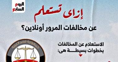 أونلي ليبانون : تعرف على خطوات الاستعلام عن مخالفات السيارات أونلاين.. إنفوجراف