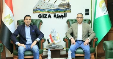 أونلي ليبانون : محافظ الجيزة يستقبل وزير الرياضة فى بداية جولتهما على المنشآت الشبابية