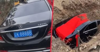 أونلي ليبانون : عائلة صينية تدفن سيارة مرسيدس فاخرة فى جنازة وتواجه توبيخا حكوميا