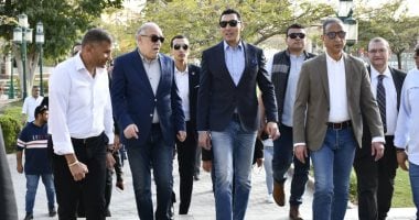 أونلي ليبانون : وزير الرياضة ومحافظ الجيزة يتفقدان أعمال التطوير بنادى الصيد بأكتوبر