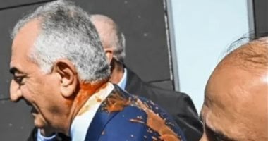 أونلي ليبانون : هجوم مفاجئ فى برلين.. رش سائل أحمر على رضا بهلوى بعد مؤتمر ضد إيران