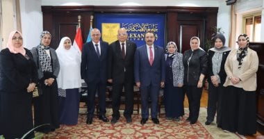 أونلي ليبانون : جامعة الإسكندرية تستقبل فريق من الهيئة القومية لضمان جودة التعليم
