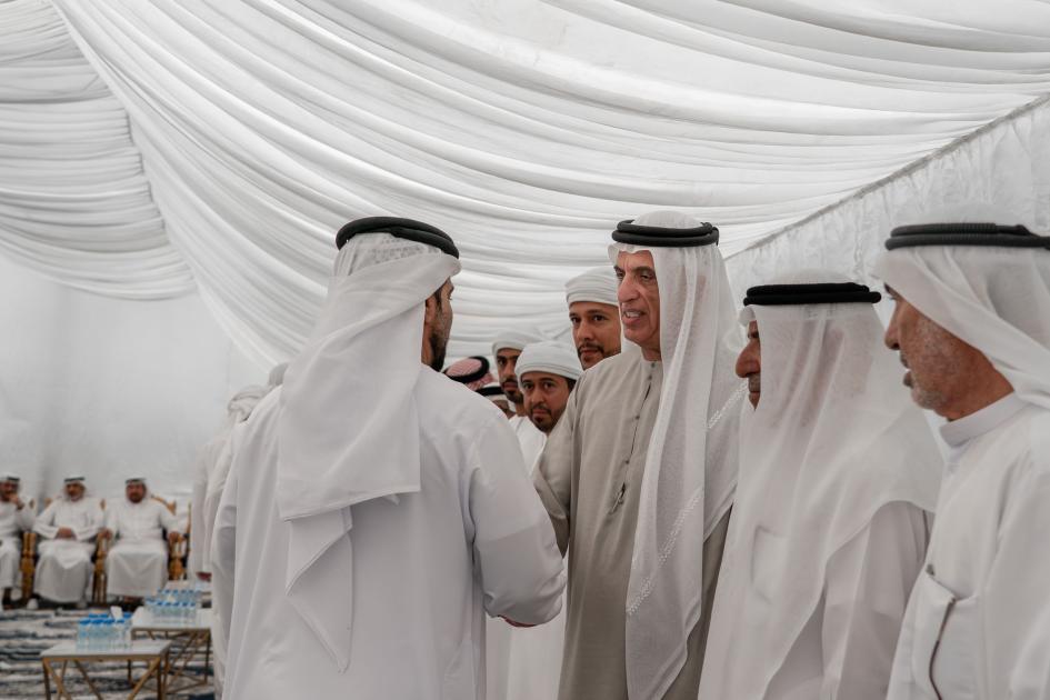 أونلي ليبانون : سعود بن صقر يعزي في وفاة نجيب حسن الزعابي