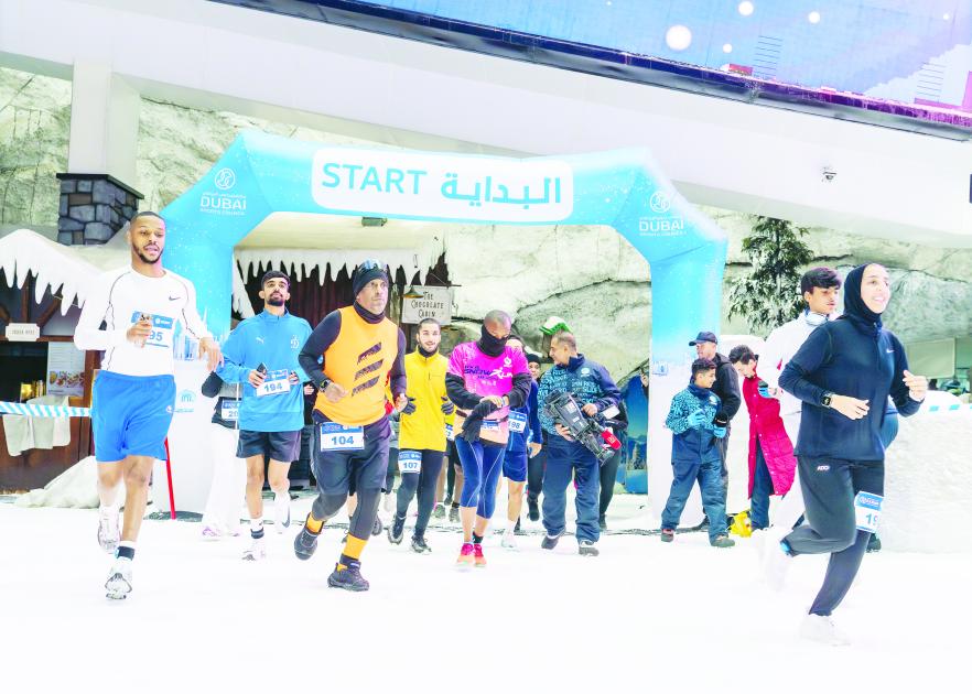 أونلي ليبانون : دبــي تنظــم سبــاق «الجري الثلجي» في 17 مايو