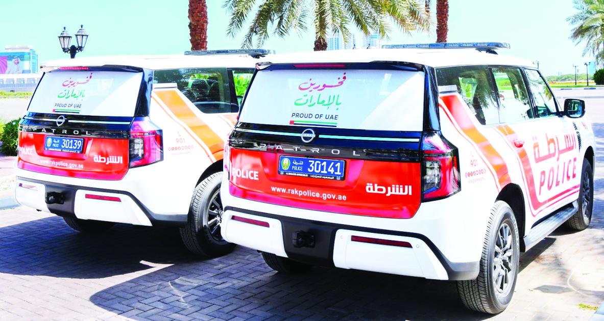 أونلي ليبانون : دوريات شرطة رأس الخيمة تتزيّن بـ «فخورين بالإمارات»