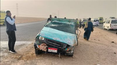 أونلي ليبانون : إصابة 15 عاملا في انقلاب سيارة ربع نقل بالطريق الصحراوى الغربى بأسوان