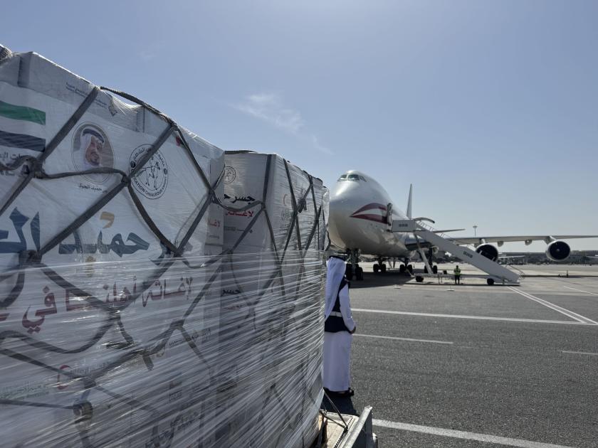 أونلي ليبانون : “جسر حميد الجوي” يواصل دعم وإغاثة الأشقاء في غزة