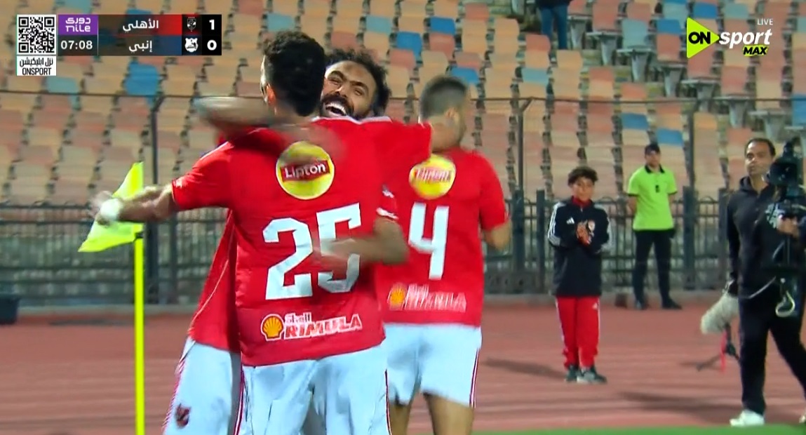 اهداف مباراة الاهلي وانبي في الدوري المصري