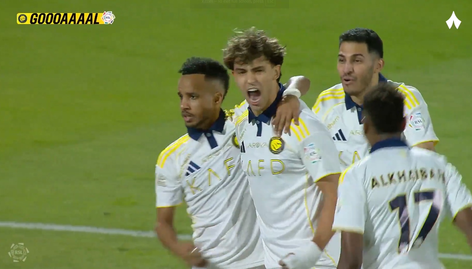 اهداف مباراة النصر والشباب في الدوري السعودي