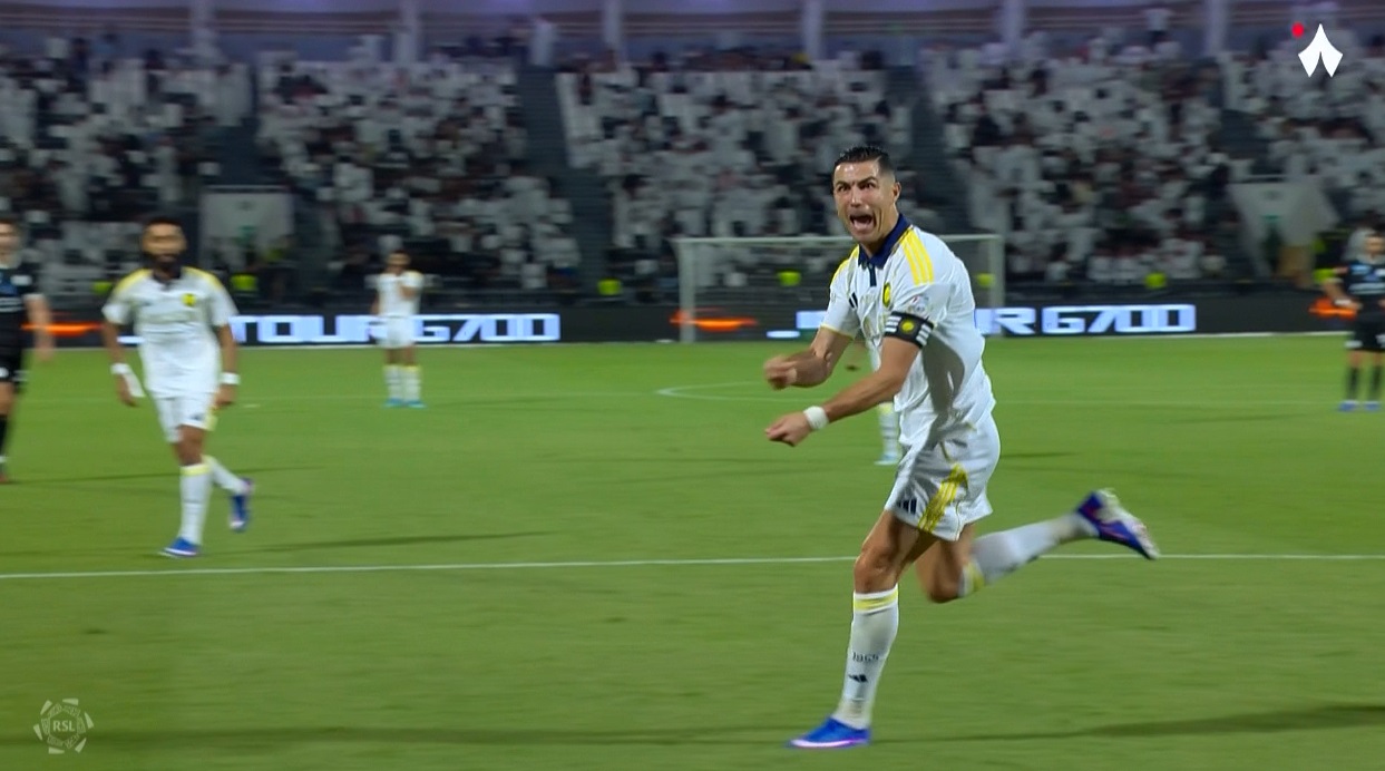 هدف رونالدو في مرمي الشباب بالدوري السعودي
