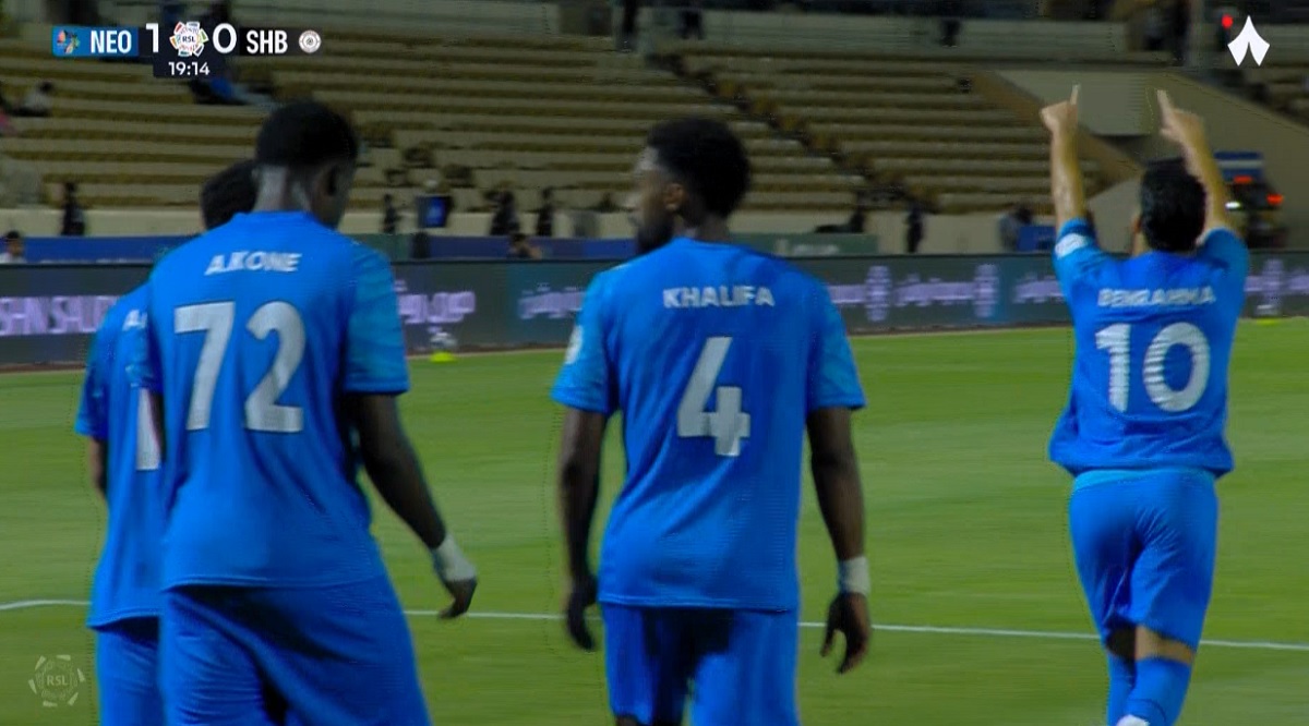 اهداف مباراة الشباب ونيوم في الدوري السعودي
