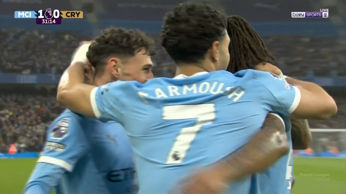 اهداف مباراة مانشستر سيتي وكريستال بالاس في الدوري الانجليزي
