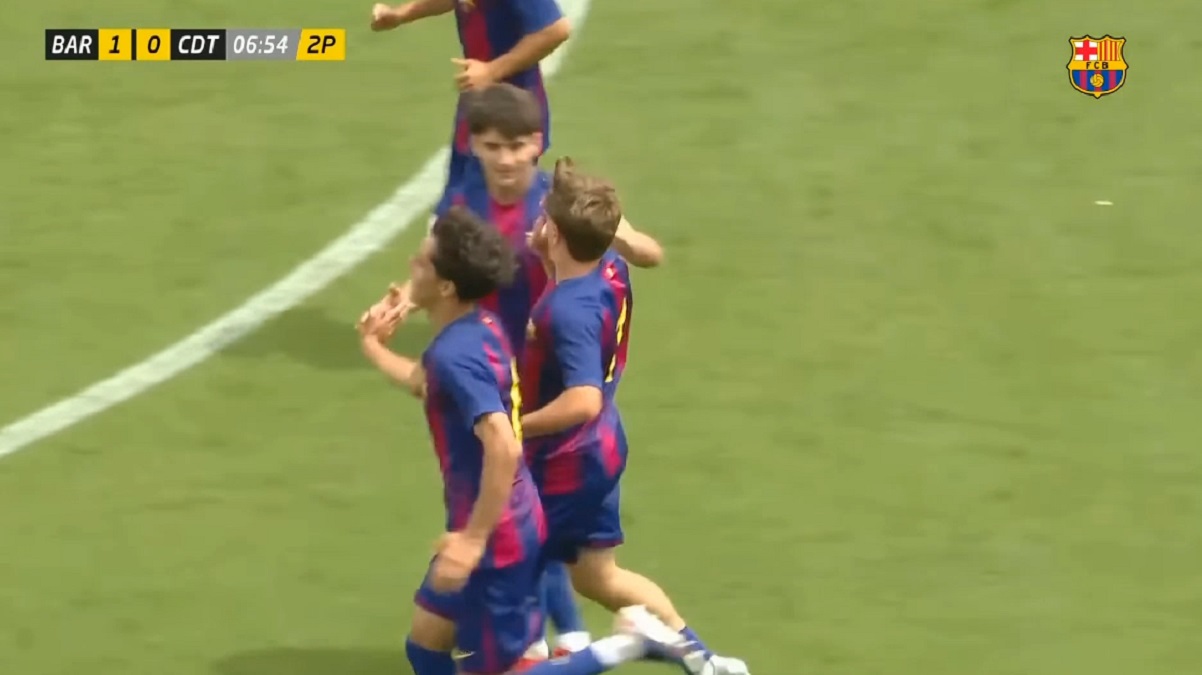اهداف مباراة برشلونة و تينيريفي في كأس الابطال للشباب