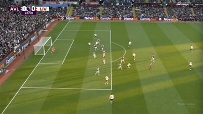أستون فيلا ضد ليفربول.. ملخص اهداف ونتيجه مباراة ليفربول وأستون فيلا في الدوري الإنجليزي الممتاز بعد مرور 30 دقيقة
