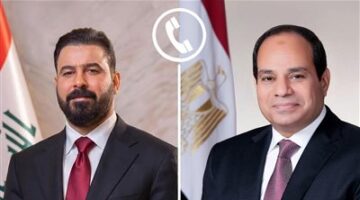 الرئيس السيسي يجري اتصالًا رئيس وزراء جمهورية العراق الشقيق
