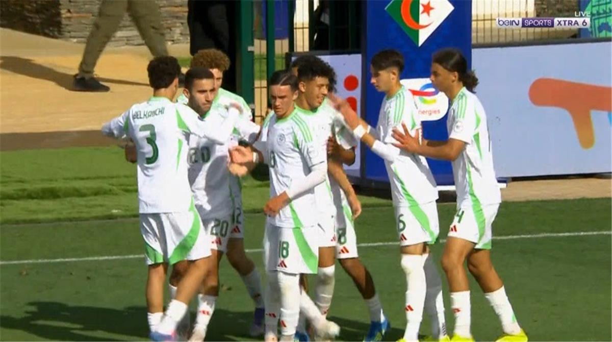 فيديو | منتخب الجزائر يهزم جنوب إفريقيا بثنائية ويتصدر مجموعته في كأس أمم إفريقيا للناشئين