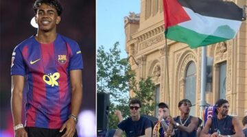 فيديو | “لن ألمس الكرة”.. أول تصريح لـ لامين يامال بعد واقعة رفعه علم فلسطين