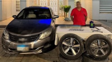 ضبط عاطل سرق إطارات سيارة من أمام منزل صاحبها في مدينة نصر
