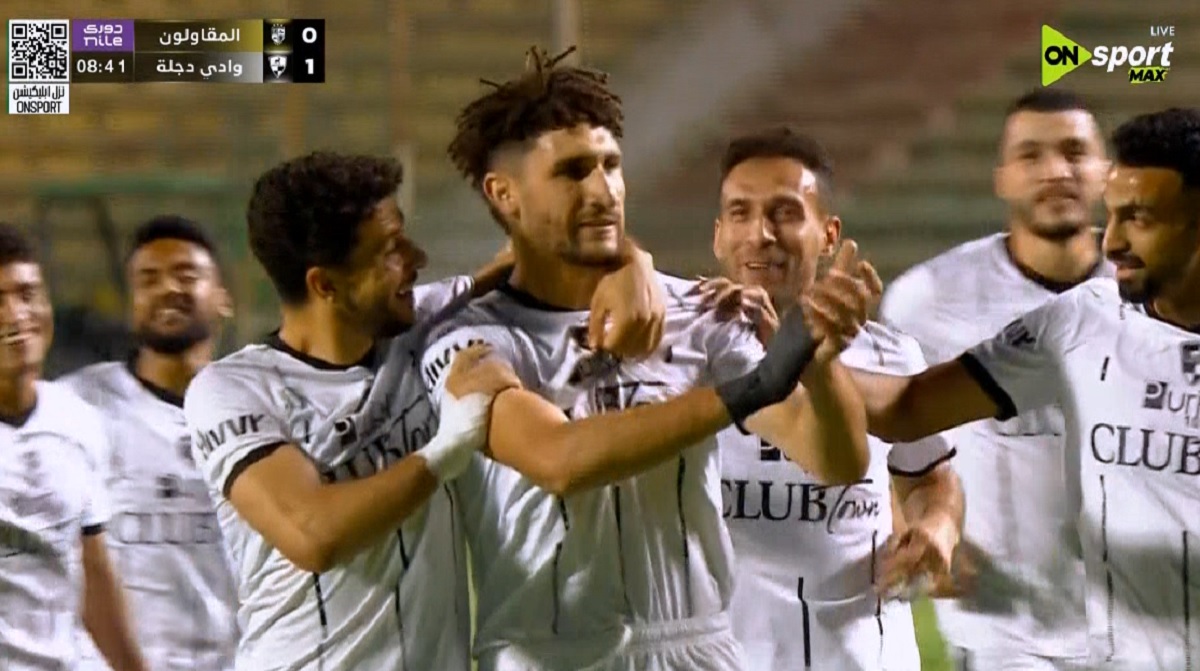 اهداف مباراة وادي دجلة والمقاولون العرب في الدوري المصري