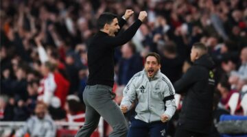 بعد الفوز على بيرنلي.. كم عدد النقاط التي يحتاجها آرسنال للتتويج بلقب الدوري الإنجليزي؟