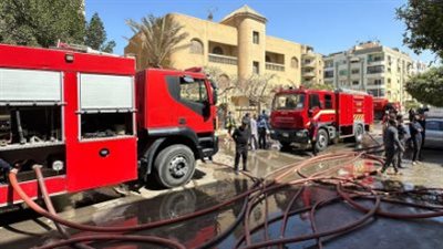 السيطرة على حريق داخل مدخنة مطعم مشويات بكفر شكر دون إصابات