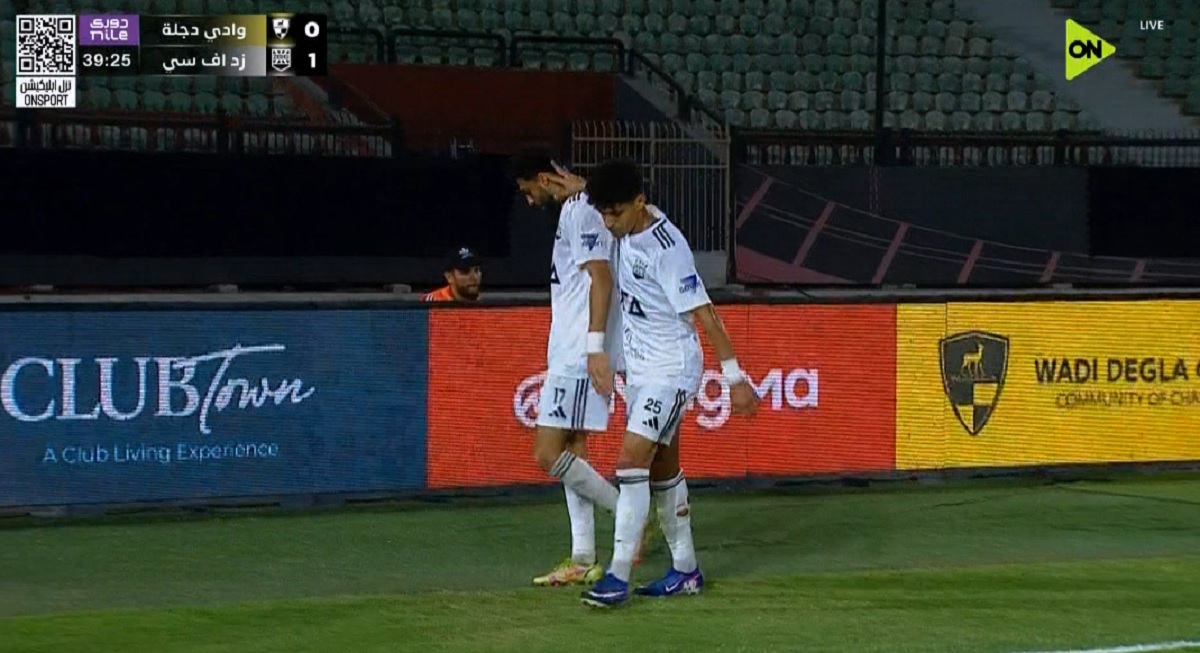 اهداف مباراة زد ووادي دجلة في الدوري المصري