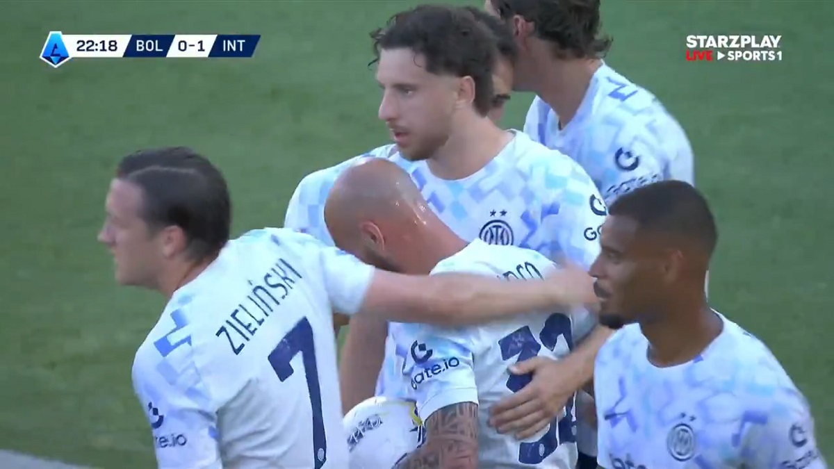 اهداف مباراة انتر ميلان وبولونيا (3-3) الدوري الايطالي