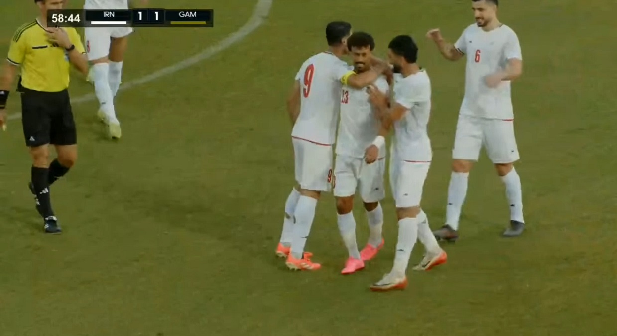 اهداف مباراة ايران وجامبيا (3-1) مباراة ودية