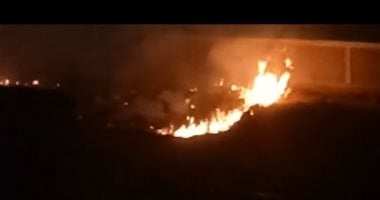 إخماد حريق مخلفات أعلى سطح عقار بالمعادى دون إصابات