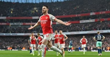 ديكلان رايس لاعب الأسبوع فى دورى أبطال أوروبا بعد تألقه مع أرسنال