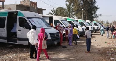 صحة قنا تنظم قافلة طبية مجانية بوحدة الدير الغربي اليوم