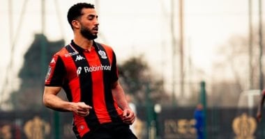 محمد عبد المنعم خارج قائمة نيس في نهائي كأس فرنسا
